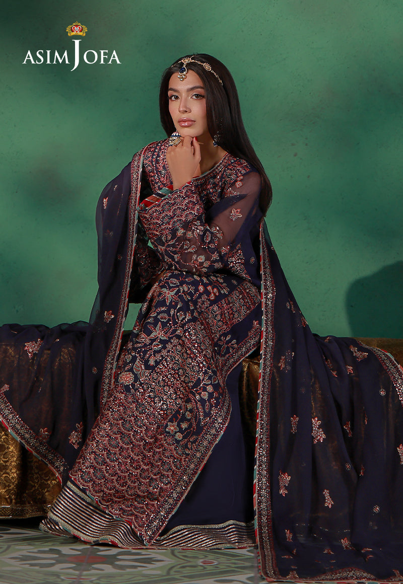 Asim Jofa | Wedding Festive Collection | AJULN-13 by Asim Jofa - Designer Dress  - Type : Ladies Clothes - Available at Libayah - 100% Original 