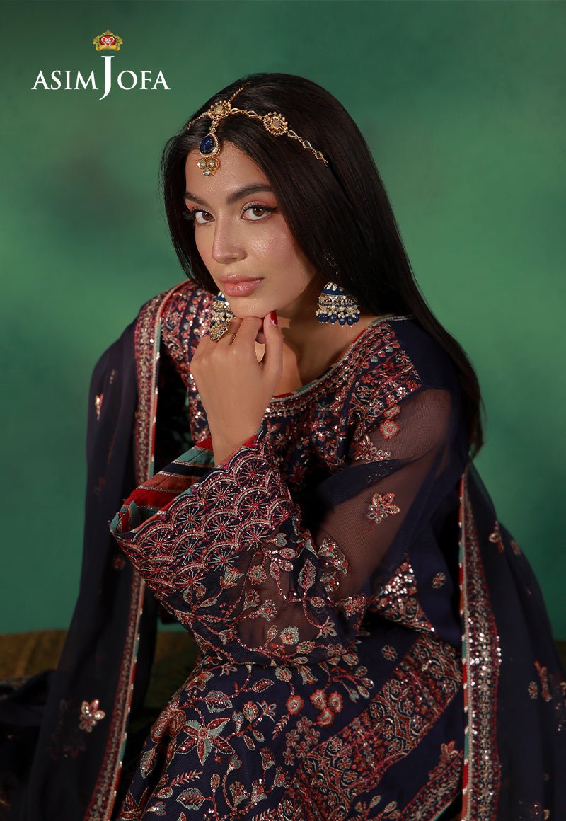 Asim Jofa | Wedding Festive Collection | AJULN-13 by Asim Jofa - Designer Dress  - Type : Ladies Clothes - Available at Libayah - 100% Original 