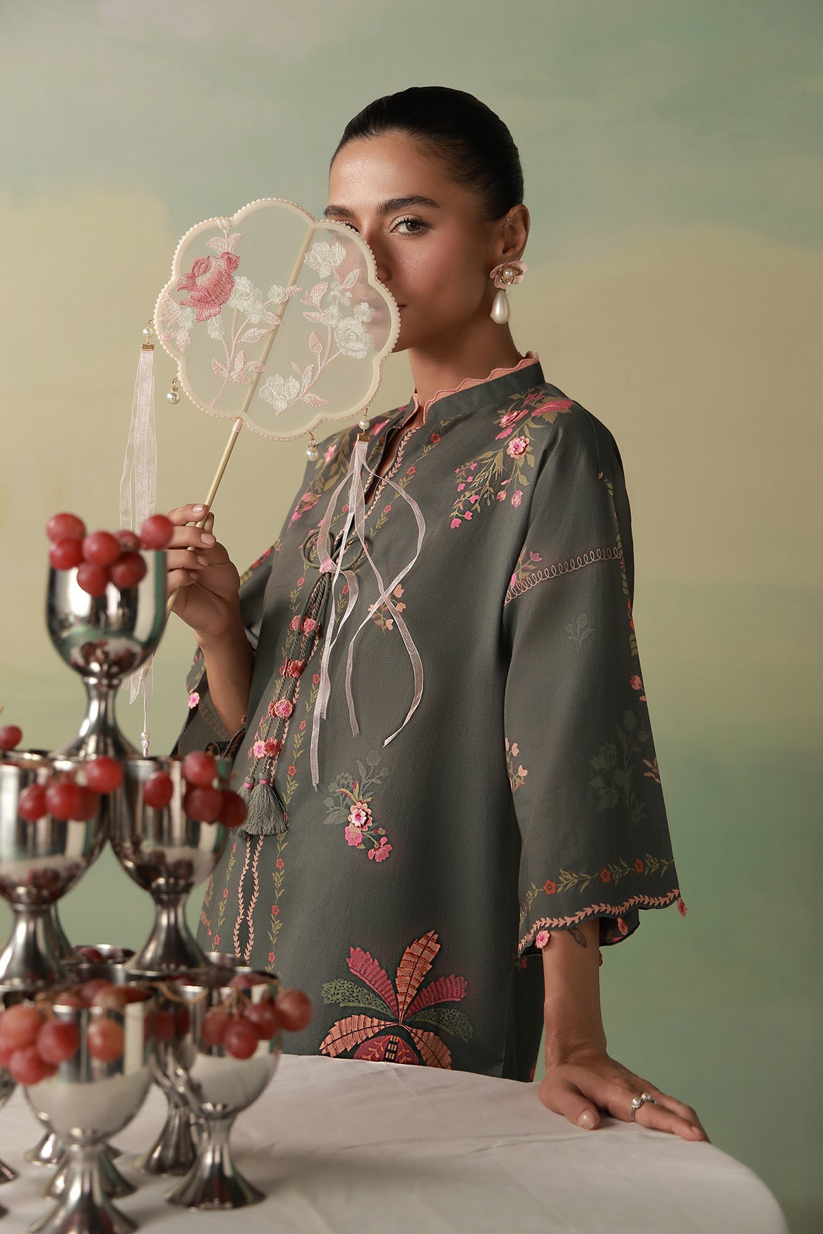 Sahar | Zyra Fall 26 |Veloura by Sahar - Designer Dress  - Type : Ladies Clothes - Available at Libayah - 100% Original 
