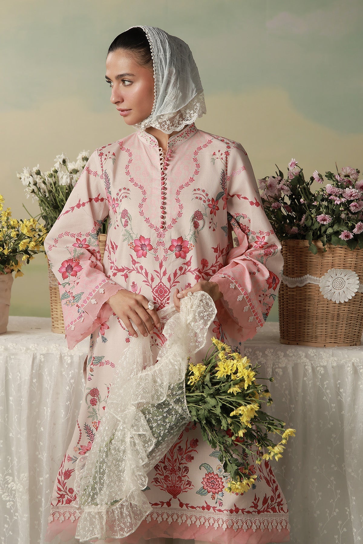 Sahar | Zyra Fall 26 | Rosavine by Sahar - Designer Dress  - Type : Ladies Clothes - Available at Libayah - 100% Original 