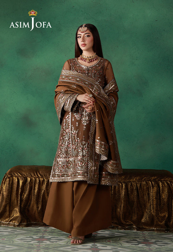 Asim Jofa | Wedding Festive Collection | AJULN-10 by Asim Jofa - Designer Dress  - Type : Ladies Clothes - Available at Libayah - 100% Original 