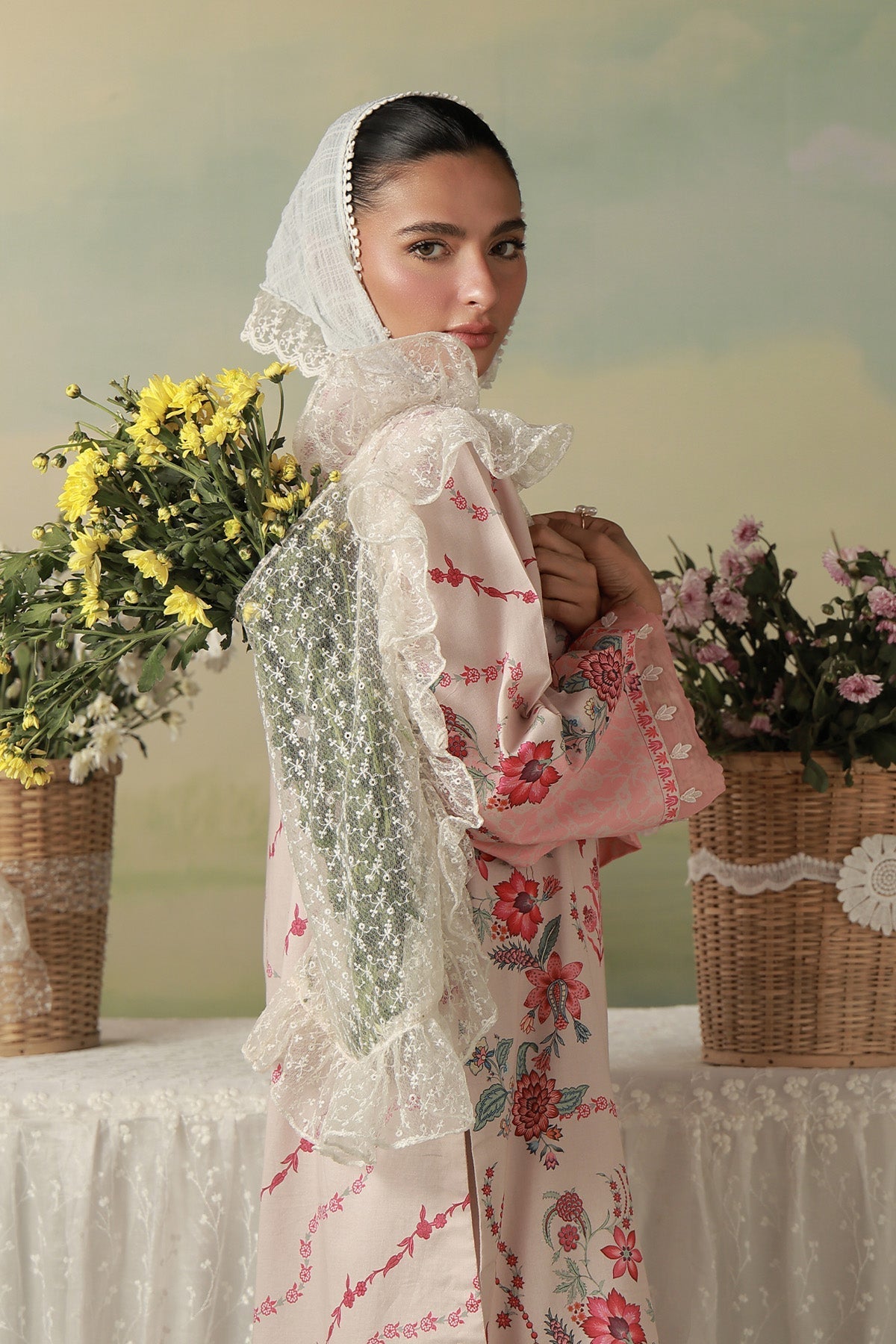 Sahar | Zyra Fall 26 | Rosavine by Sahar - Designer Dress  - Type : Ladies Clothes - Available at Libayah - 100% Original 