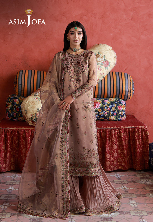 Asim Jofa | Wedding Festive Collection | AJULN-12 by Asim Jofa - Designer Dress  - Type : Ladies Clothes - Available at Libayah - 100% Original 