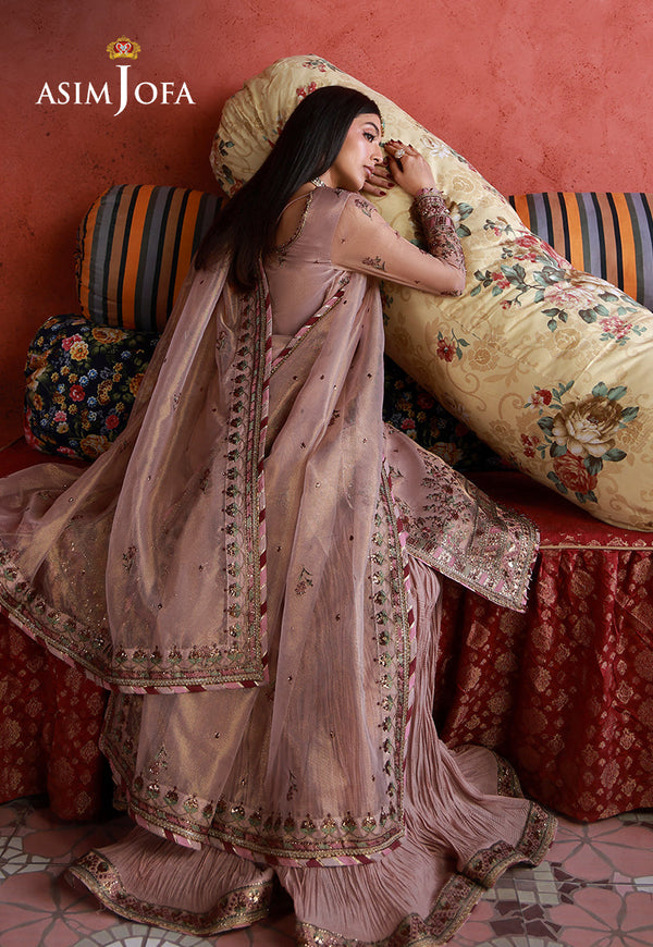 Asim Jofa | Wedding Festive Collection | AJULN-12 by Asim Jofa - Designer Dress  - Type : Ladies Clothes - Available at Libayah - 100% Original 