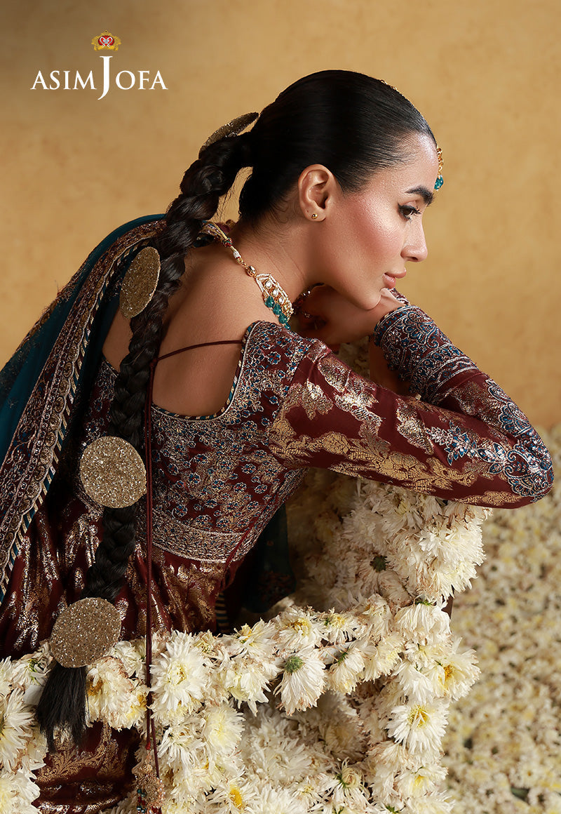 Asim Jofa | Wedding Festive Collection | AJULN-18 by Asim Jofa - Designer Dress  - Type : Ladies Clothes - Available at Libayah - 100% Original 