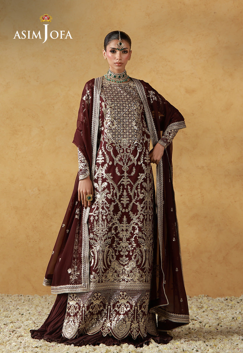 Asim Jofa | Wedding Festive Collection | AJULN-17 by Asim Jofa - Designer Dress  - Type : Ladies Clothes - Available at Libayah - 100% Original 