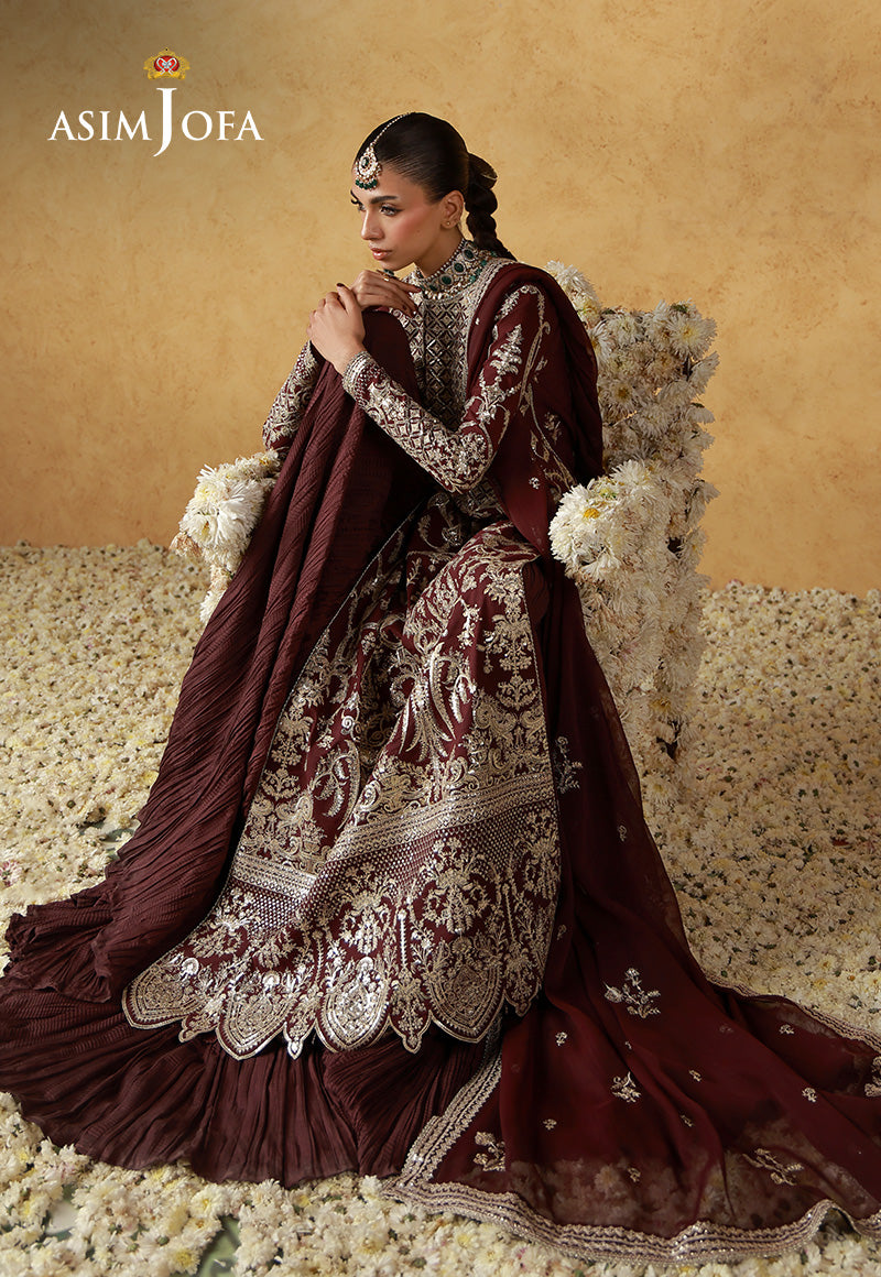 Asim Jofa | Wedding Festive Collection | AJULN-17 by Asim Jofa - Designer Dress  - Type : Ladies Clothes - Available at Libayah - 100% Original 