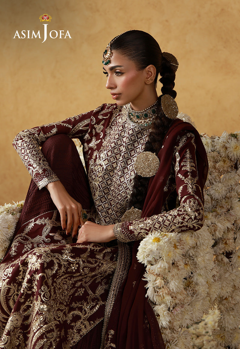 Asim Jofa | Wedding Festive Collection | AJULN-17 by Asim Jofa - Designer Dress  - Type : Ladies Clothes - Available at Libayah - 100% Original 