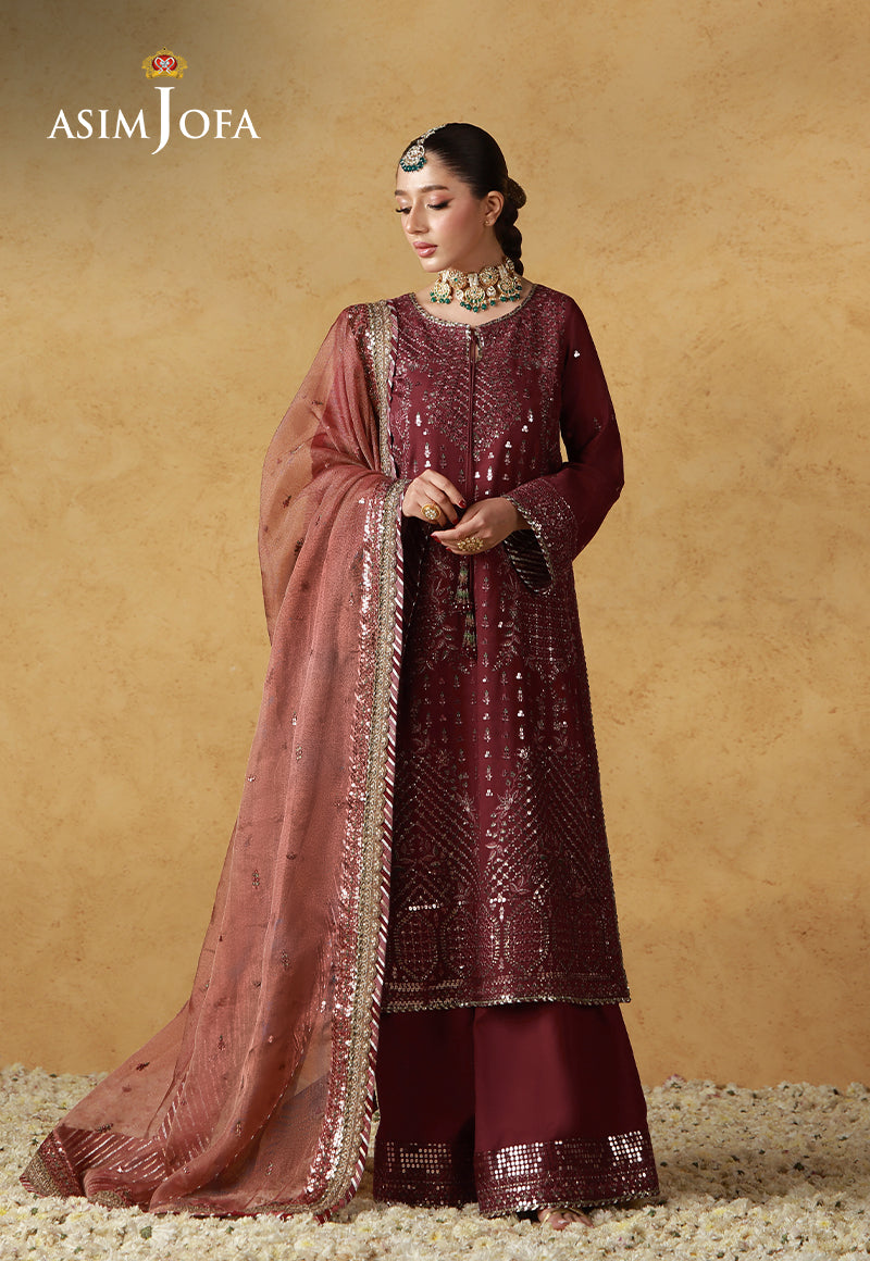 Asim Jofa | Wedding Festive Collection | AJULN-07 by Asim Jofa - Designer Dress  - Type : Ladies Clothes - Available at Libayah - 100% Original 