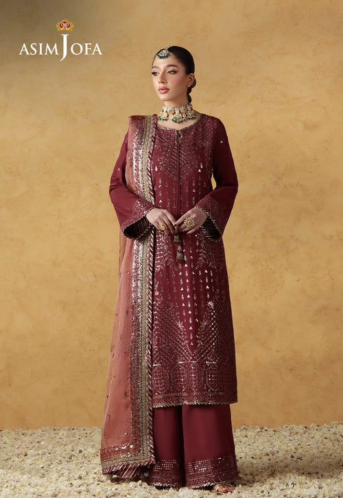 Asim Jofa | Wedding Festive Collection | AJULN-07 by Asim Jofa - Designer Dress  - Type : Ladies Clothes - Available at Libayah - 100% Original 