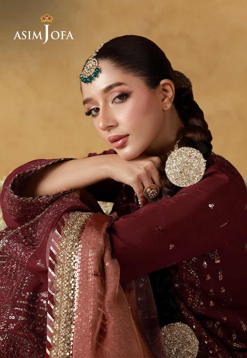 Asim Jofa | Wedding Festive Collection | AJULN-07 by Asim Jofa - Designer Dress  - Type : Ladies Clothes - Available at Libayah - 100% Original 