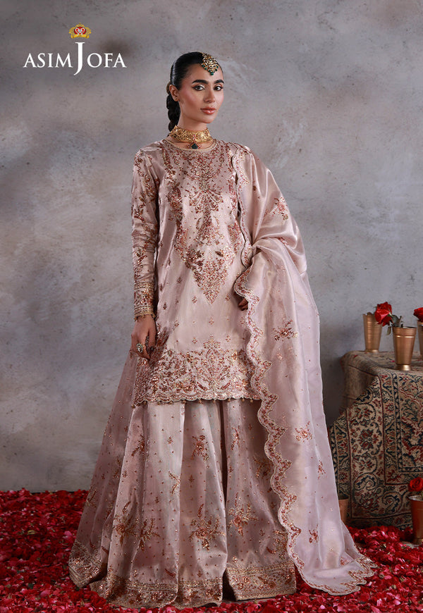 Asim Jofa | Wedding Festive Collection | AJULN-15 by Asim Jofa - Designer Dress  - Type : Ladies Clothes - Available at Libayah - 100% Original 