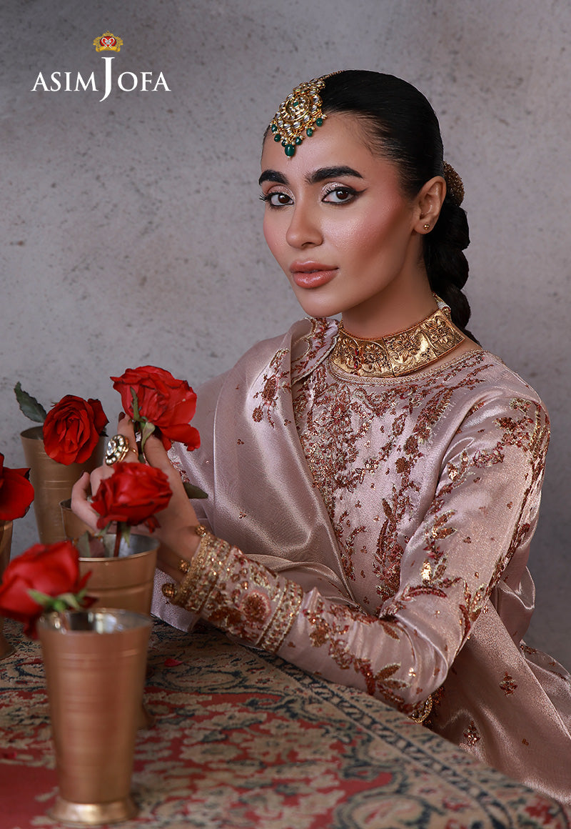 Asim Jofa | Wedding Festive Collection | AJULN-15 by Asim Jofa - Designer Dress  - Type : Ladies Clothes - Available at Libayah - 100% Original 