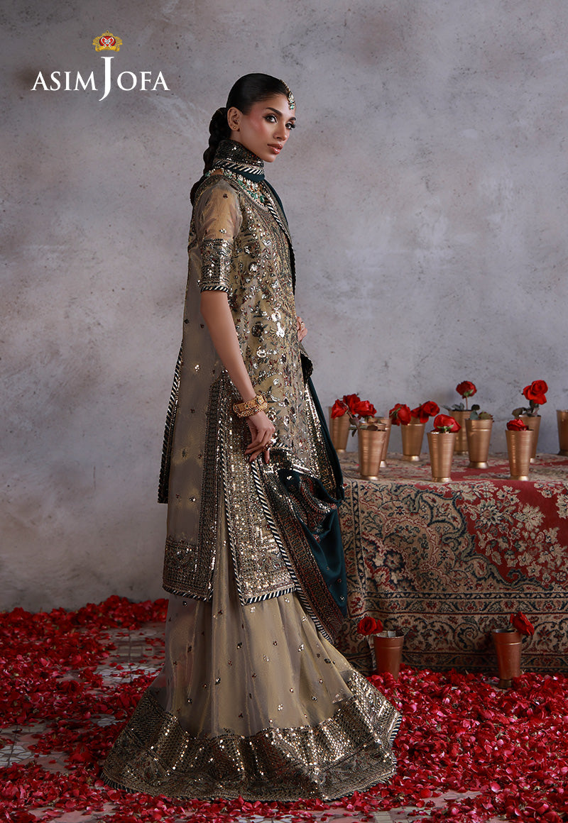 Asim Jofa | Wedding Festive Collection | AJULN-19 by Asim Jofa - Designer Dress  - Type : Ladies Clothes - Available at Libayah - 100% Original 