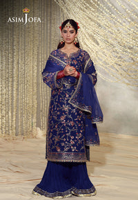 Asim Jofa | Luxury Festive 26 | AJULFE-10 by Asim Jofa - Designer Dress  - Type : Ladies Clothes - Available at Libayah - 100% Original 