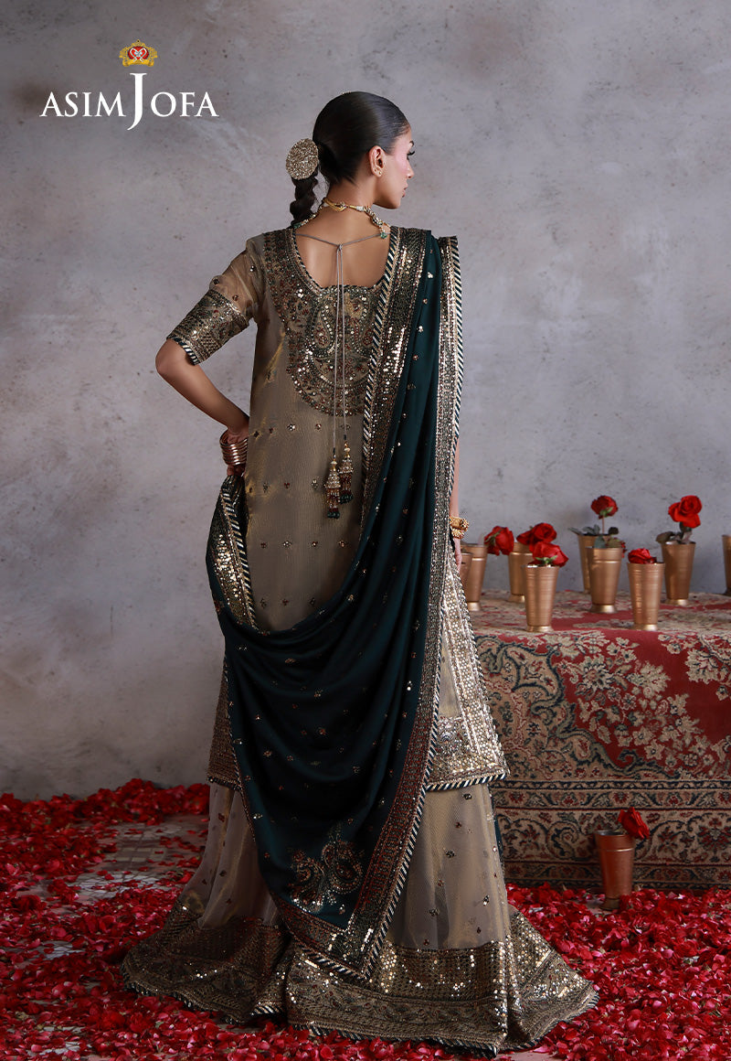 Asim Jofa | Wedding Festive Collection | AJULN-19 by Asim Jofa - Designer Dress  - Type : Ladies Clothes - Available at Libayah - 100% Original 