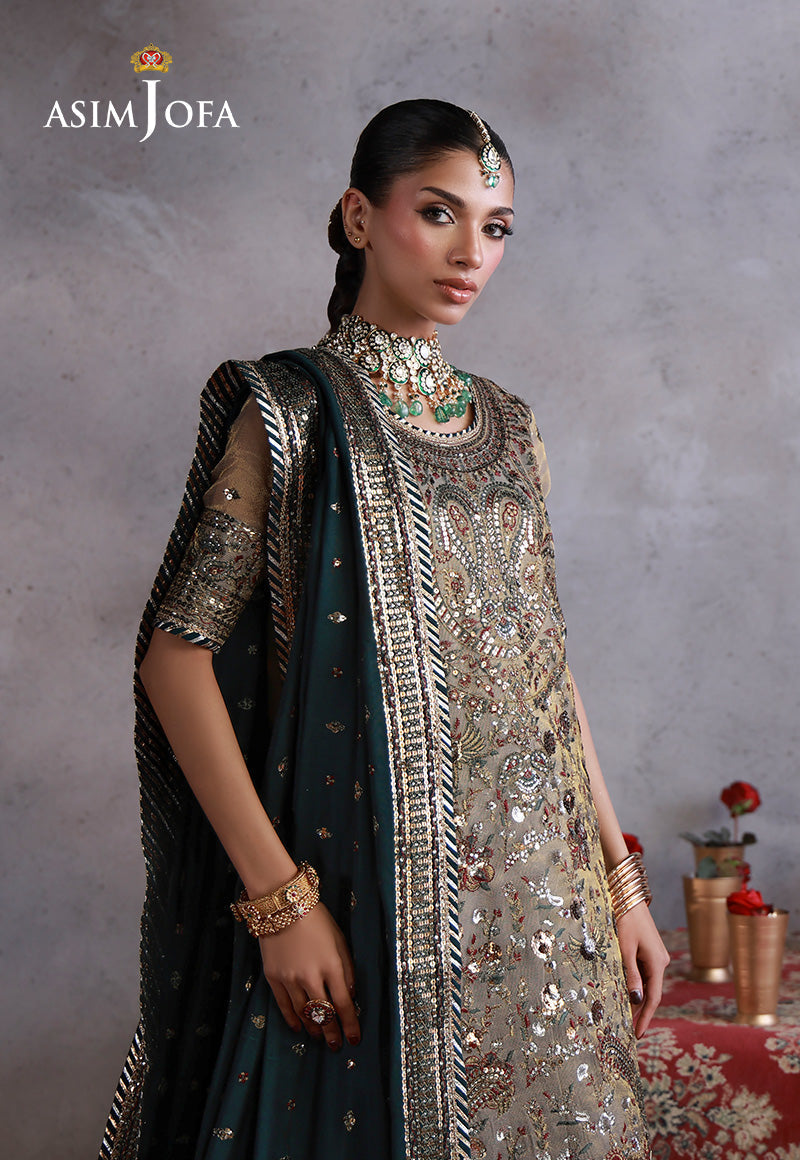 Asim Jofa | Wedding Festive Collection | AJULN-19 by Asim Jofa - Designer Dress  - Type : Ladies Clothes - Available at Libayah - 100% Original 