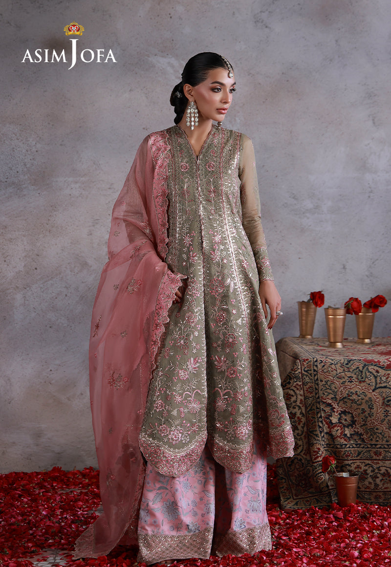 Asim Jofa | Wedding Festive Collection | AJULN-02 by Asim Jofa - Designer Dress  - Type : Ladies Clothes - Available at Libayah - 100% Original 