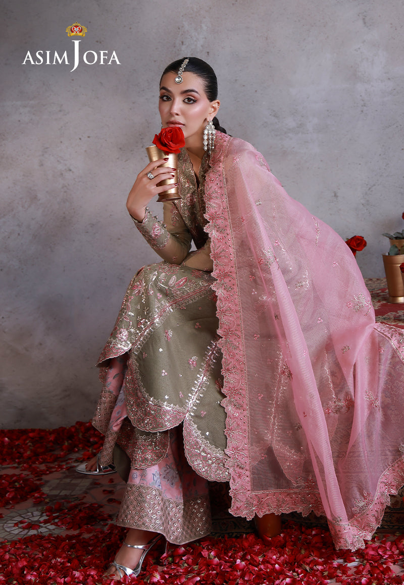 Asim Jofa | Wedding Festive Collection | AJULN-02 by Asim Jofa - Designer Dress  - Type : Ladies Clothes - Available at Libayah - 100% Original 