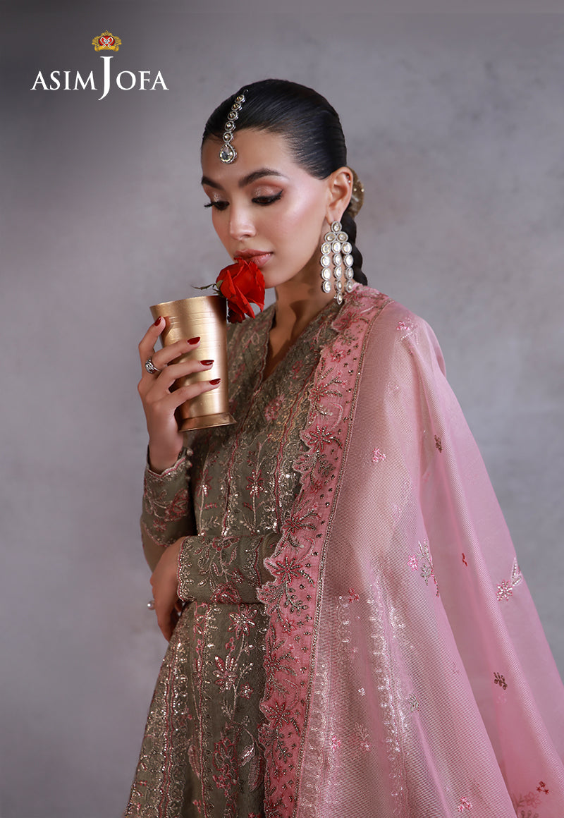 Asim Jofa | Wedding Festive Collection | AJULN-02 by Asim Jofa - Designer Dress  - Type : Ladies Clothes - Available at Libayah - 100% Original 