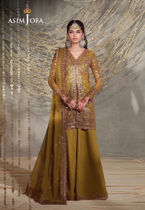 Asim Jofa | Luxury Festive 26 | AJULFE-02 by Asim Jofa - Designer Dress  - Type : Ladies Clothes - Available at Libayah - 100% Original 