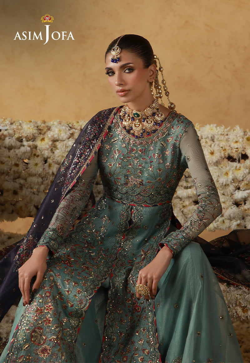 Asim Jofa | Wedding Festive Collection | AJULN-05 by Asim Jofa - Designer Dress  - Type : Ladies Clothes - Available at Libayah - 100% Original 