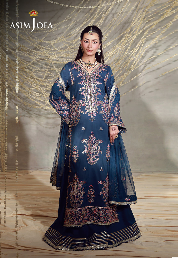 Asim Jofa | Luxury Festive 26 | AJULFE-13 by Asim Jofa - Designer Dress  - Type : Ladies Clothes - Available at Libayah - 100% Original 