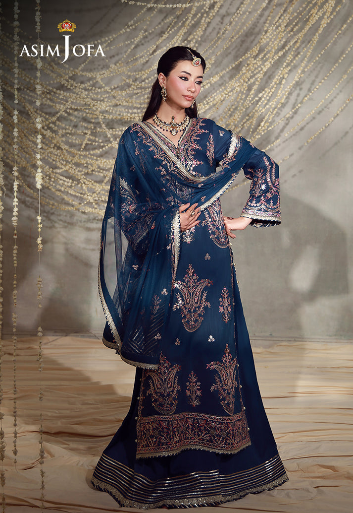 Asim Jofa | Luxury Festive 26 | AJULFE-13 by Asim Jofa - Designer Dress  - Type : Ladies Clothes - Available at Libayah - 100% Original 