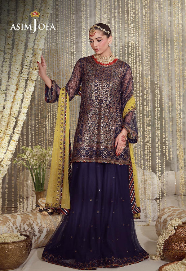 Asim Jofa | Luxury Festive 26 | AJULFE-04 by Asim Jofa - Designer Dress  - Type : Ladies Clothes - Available at Libayah - 100% Original 
