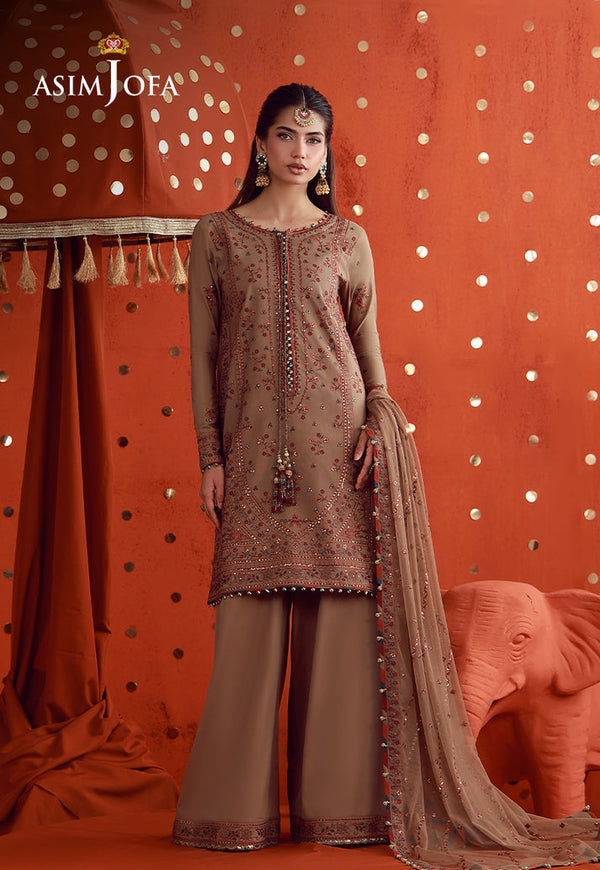 Asim Jofa | Luxury Festive 26 | AJULFB-01 by Asim Jofa - Designer Dress  - Type : Ladies Clothes - Available at Libayah - 100% Original 