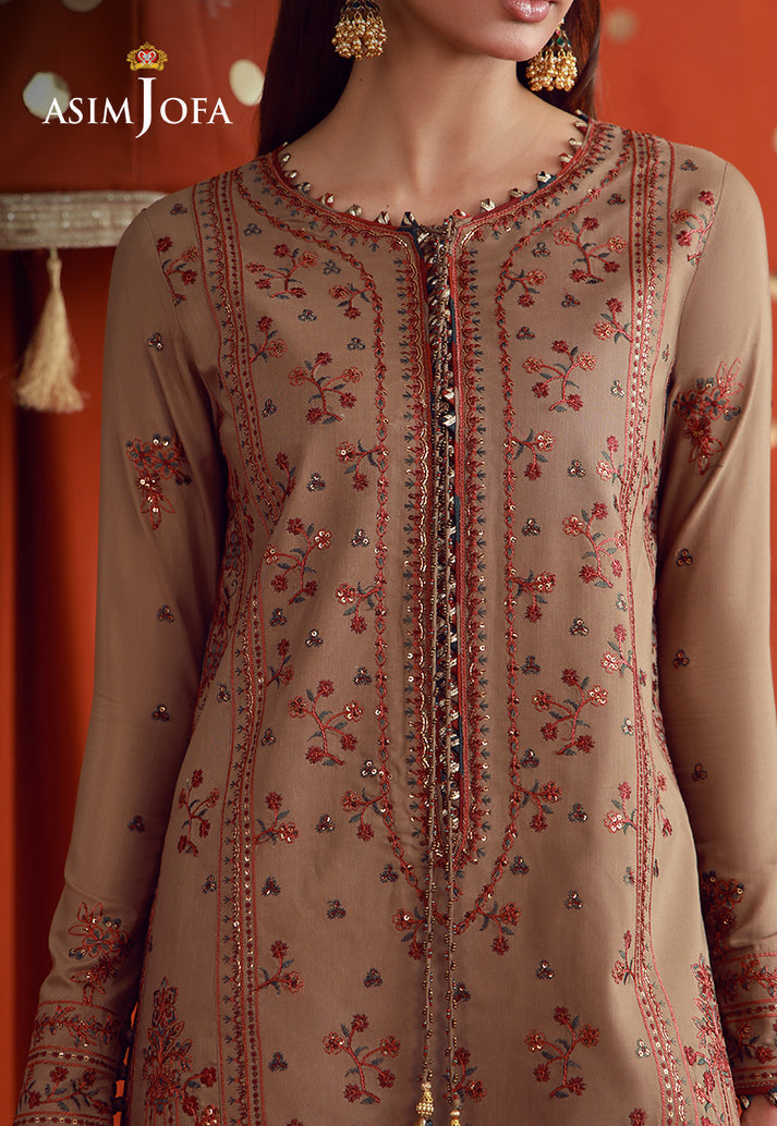 Asim Jofa | Luxury Festive 26 | AJULFB-01 by Asim Jofa - Designer Dress  - Type : Ladies Clothes - Available at Libayah - 100% Original 