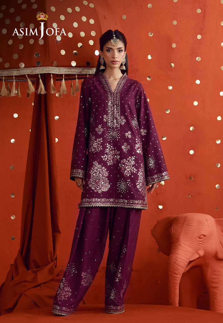 Asim Jofa | Luxury Festive 26 | AJULFB-10 by Asim Jofa - Designer Dress  - Type : Ladies Clothes - Available at Libayah - 100% Original 
