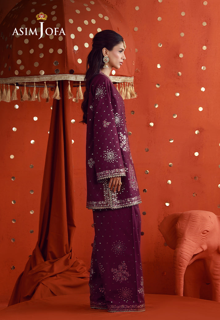 Asim Jofa | Luxury Festive 26 | AJULFB-10 by Asim Jofa - Designer Dress  - Type : Ladies Clothes - Available at Libayah - 100% Original 