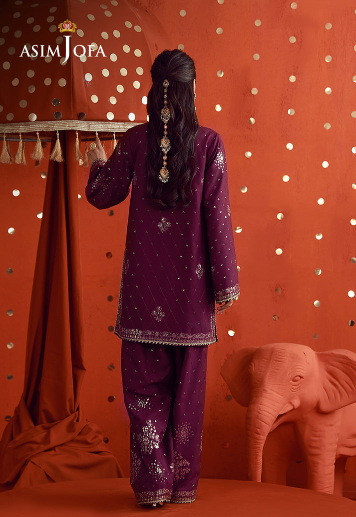 Asim Jofa | Luxury Festive 26 | AJULFB-10 by Asim Jofa - Designer Dress  - Type : Ladies Clothes - Available at Libayah - 100% Original 