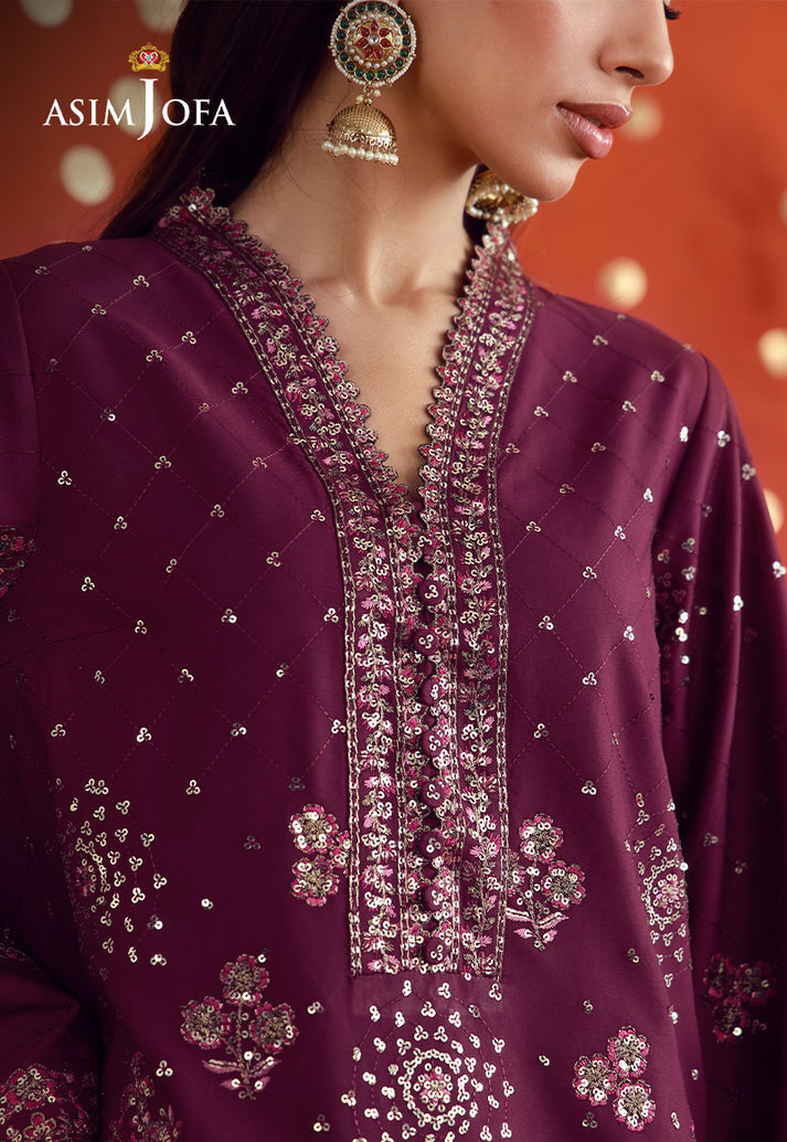 Asim Jofa | Luxury Festive 26 | AJULFB-10 by Asim Jofa - Designer Dress  - Type : Ladies Clothes - Available at Libayah - 100% Original 