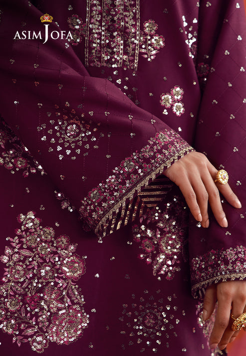Asim Jofa | Luxury Festive 26 | AJULFB-10 by Asim Jofa - Designer Dress  - Type : Ladies Clothes - Available at Libayah - 100% Original 