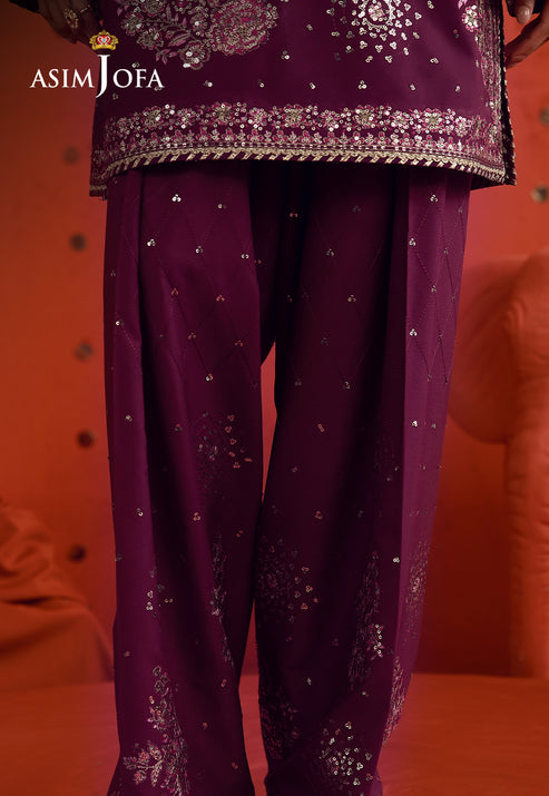 Asim Jofa | Luxury Festive 26 | AJULFB-10 by Asim Jofa - Designer Dress  - Type : Ladies Clothes - Available at Libayah - 100% Original 