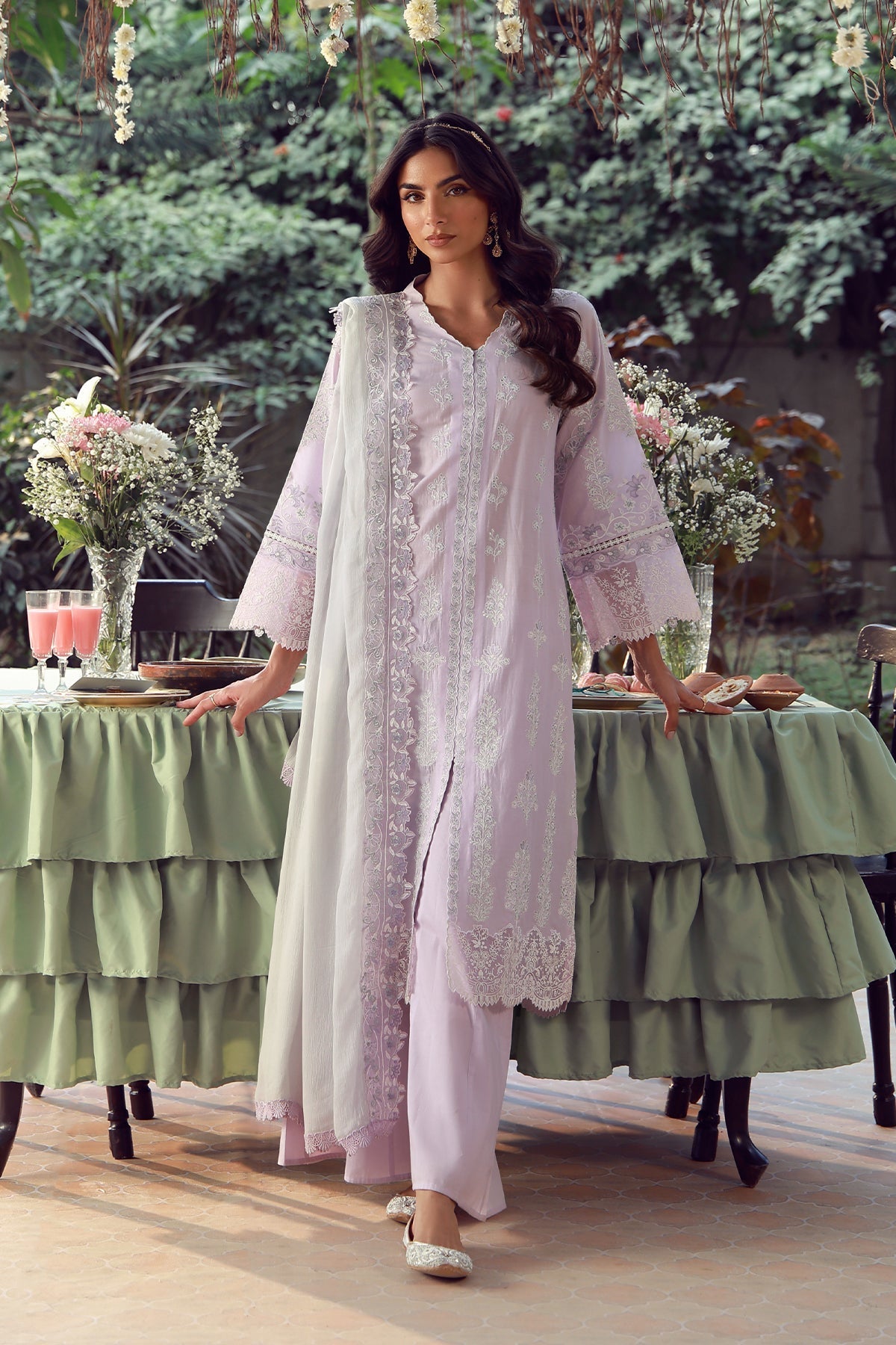 Sahar | Festive Edit 26 | Lilac Twilight by Sahar - Designer Dress  - Type : Ladies Clothes - Available at Libayah - 100% Original 
