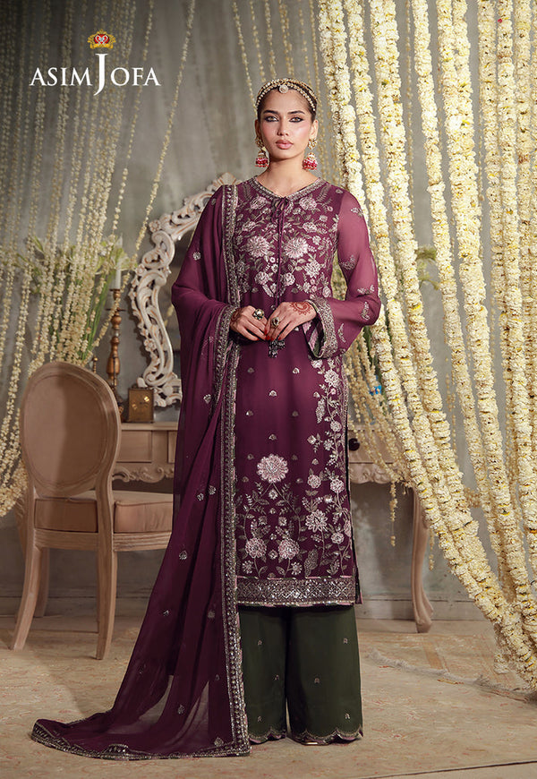 Asim Jofa | Luxury Festive 26 | AJULFE-11 by Asim Jofa - Designer Dress  - Type : Ladies Clothes - Available at Libayah - 100% Original 