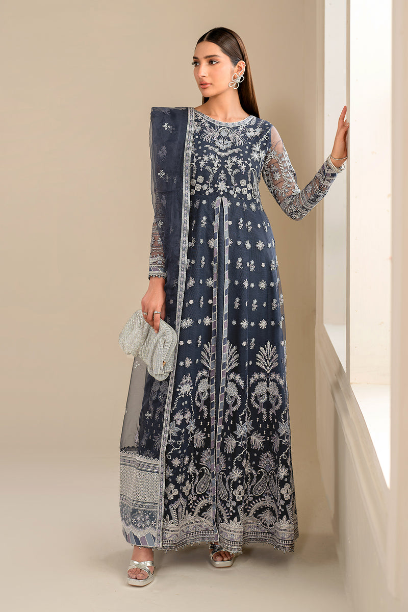 Baroque | Luxury Pret 24 | NET UF-621 by Baroque - Designer Dress - Type: Ladies Clothes - Available at Libayah - 100% Original
