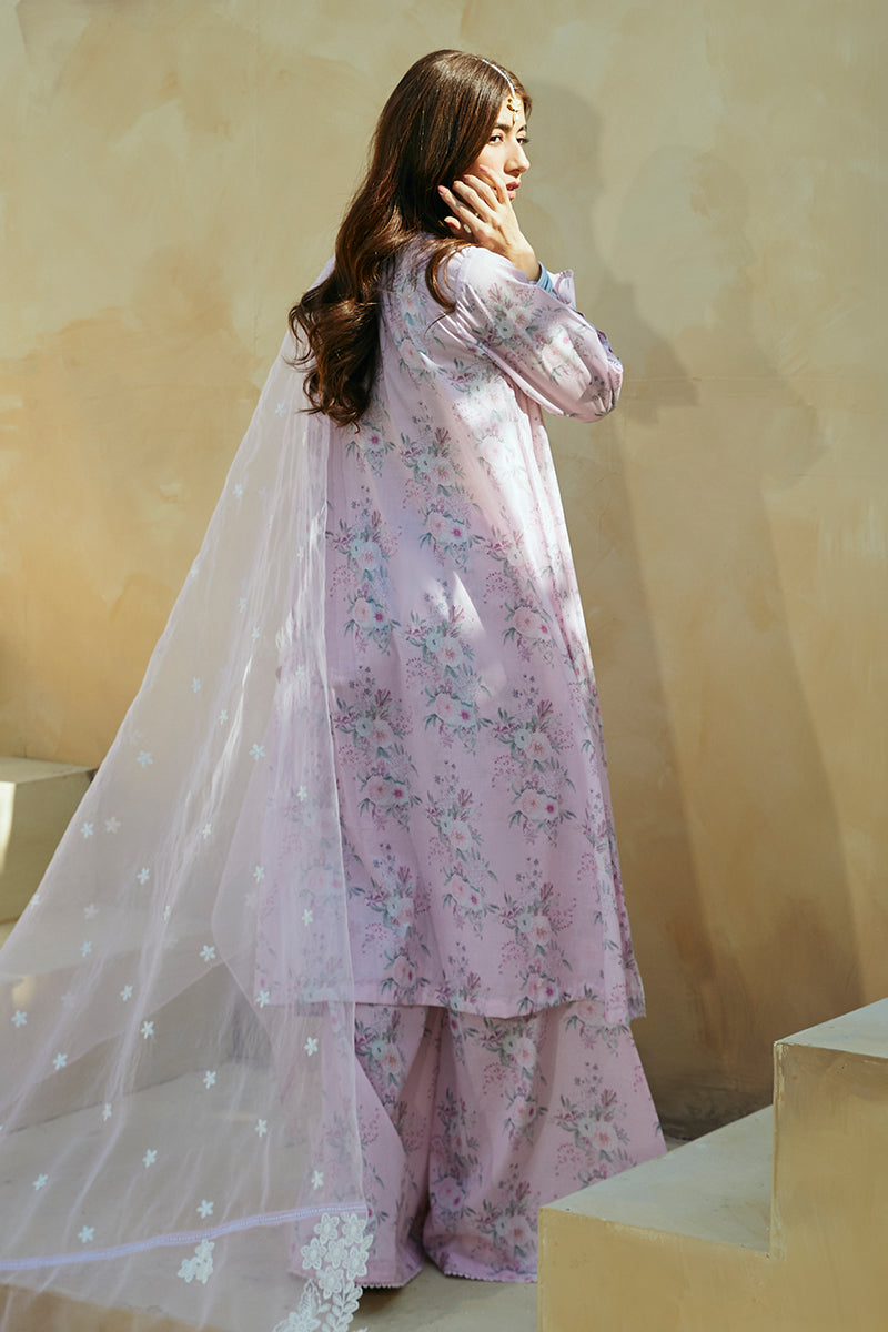 Cross Stitch | Premium Lawn 24 | SHADOW BERRY by Cross Stitch - Designer Dress - Type: Ladies Clothes - Available at Libayah - 100% Original
