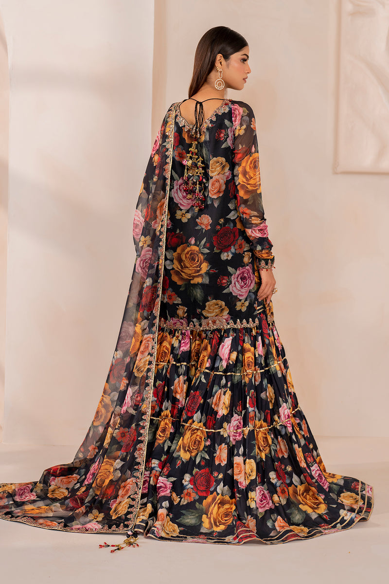 Baroque | Formal Collection | CHIFFON UF-707 by Baroque - Designer Dress - Type: Ladies Clothes - Available at Libayah - 100% Original