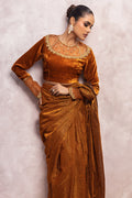 Chic Ophicial | Velveteen Luxury Fall Collection | Zamira by Chic Ophicial - Designer Dress - Type: Ladies Clothes - Available at Libayah - 100% Original
