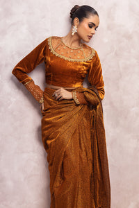 Chic Ophicial | Velveteen Luxury Fall Collection | Zamira by Chic Ophicial - Designer Dress - Type: Ladies Clothes - Available at Libayah - 100% Original
