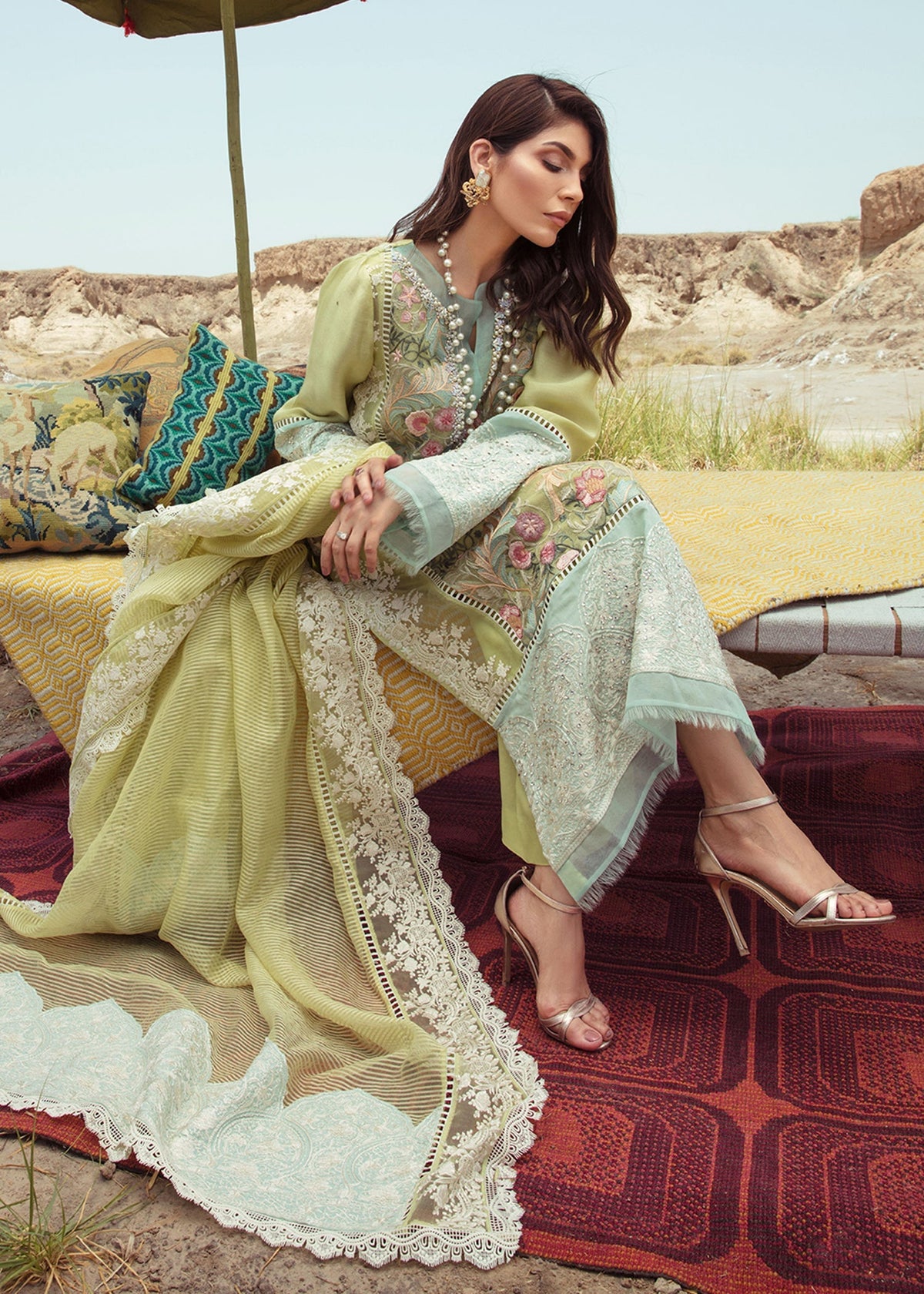 Saira Shakira | Luxury Pret | Aurora by Saira Shakira - Designer Dress  - Type : Ladies Clothes - Available at Libayah - 100% Original 