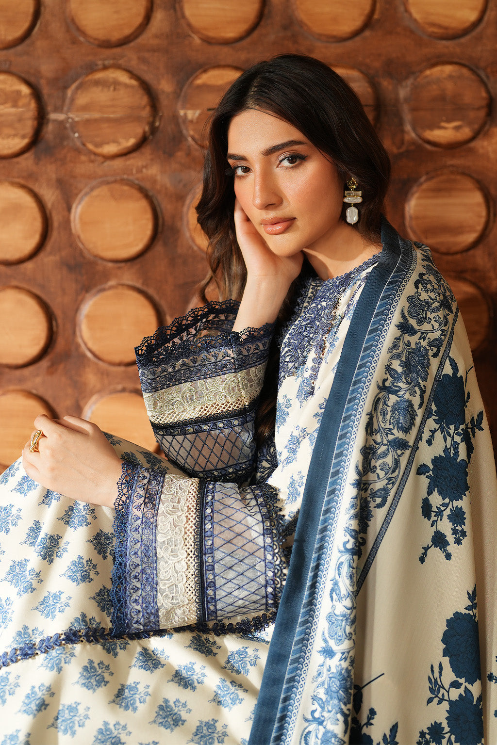 Iznik | Winter 25 | IPF-07 by Iznik - Designer Dress  - Type : Ladies Clothes - Available at Libayah - 100% Original 