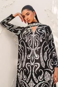Baroque | Formals Collection | EMBROIDERED RAW SILK UF-4381 by Baroque - Designer Dress  - Type : Ladies Clothes - Available at Libayah - 100% Original 