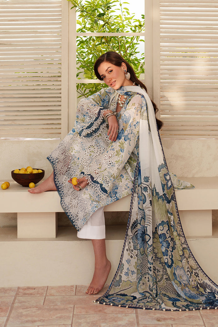 Baroque | Luxury Pret Summer | UF-4401 - Designer Dress - Type : Ladies Clothes - Available at Libayah - 100% Original