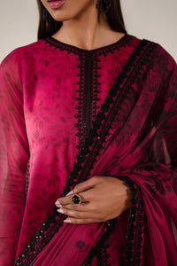 Baroque | Formals Collection | EMBROIDERED CHIFFON UF-4138 by Baroque - Designer Dress  - Type : Ladies Clothes - Available at Libayah - 100% Original 