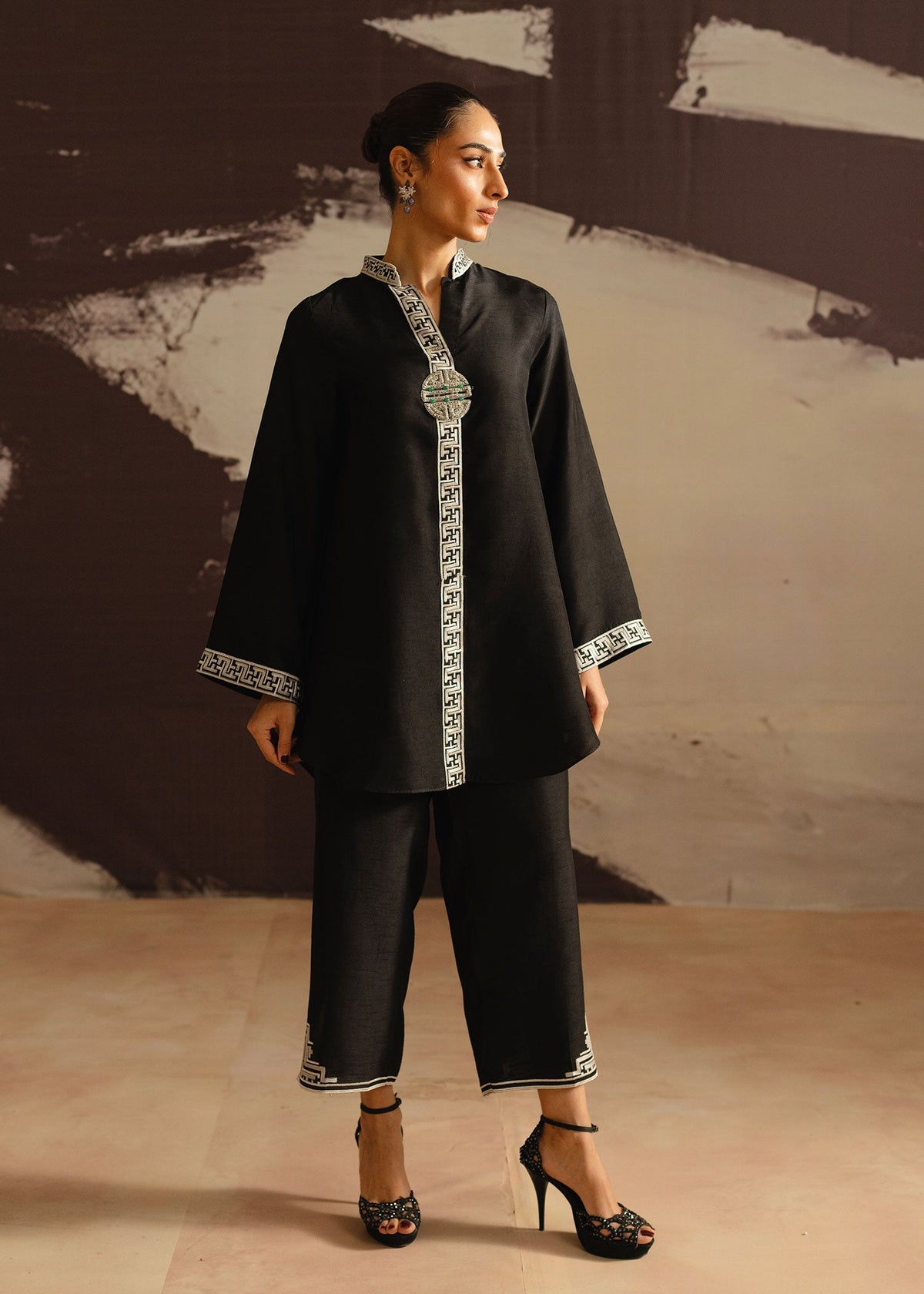 Mahgul | Eye of Cemal | Oriental Noir by Mahgul - Designer Dress - Type: Ladies Clothes - Available at Libayah - 100% Original